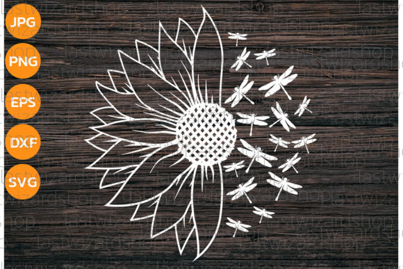 Review: Half Sunflower with Dragonfly Svg Summer