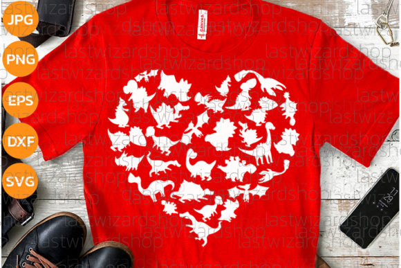 Review: Heart of Dinosaurs SVG for Valentine Embroidery
