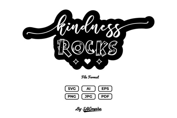 Review: Kindness Rocks Inspiration Quote SVG for Embroidery