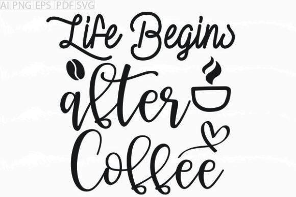 Review: Life Begins After Coffee SVG for Embroidery
