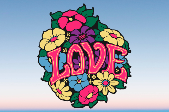 Review: Love Flower Power Floral Retro Boho SVG for Embroidery