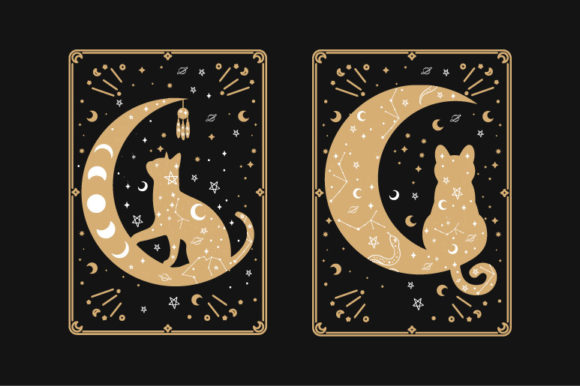 Review: Magic Black Cat Celestial SVG Bundle