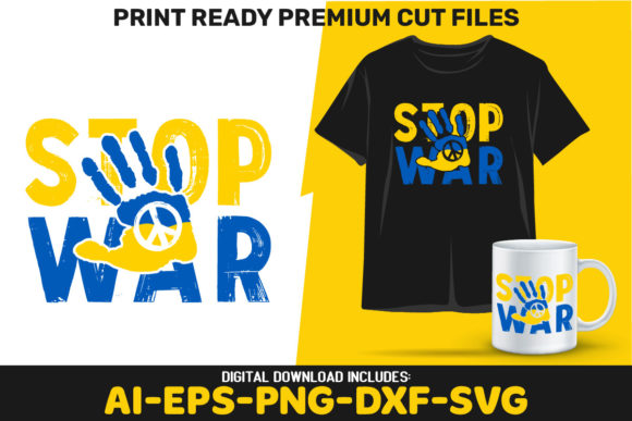 Review: Stop War Peace for Ukraine SVG PNG for Embroidery