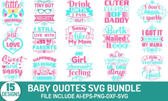 Reviewing the Baby Quotes SVG Bundle for Real Embroidery