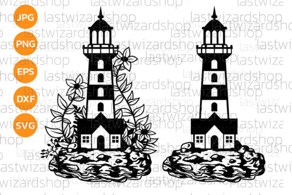 Reviewing the Lighthouse with Flowers Summer SVG for Embroidery