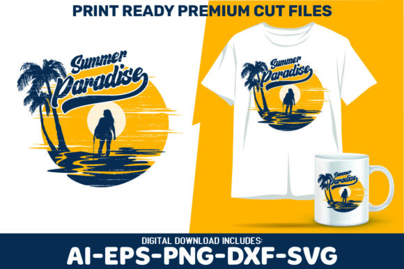Summer Paradise Vintage Beach Spring SVG Review