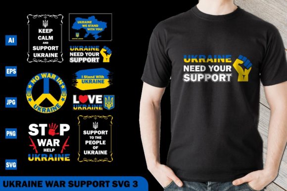 Ukraine War Support SVG 3: A Designer's Review