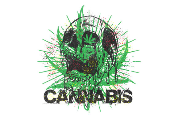 Vintage Skull Cannabis Weed SVG: A Designer's Review